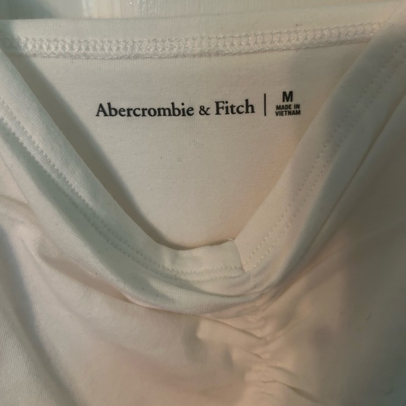 NWT Abercrombie White Tank Bodysuit, Size M - Picture 3 of 4